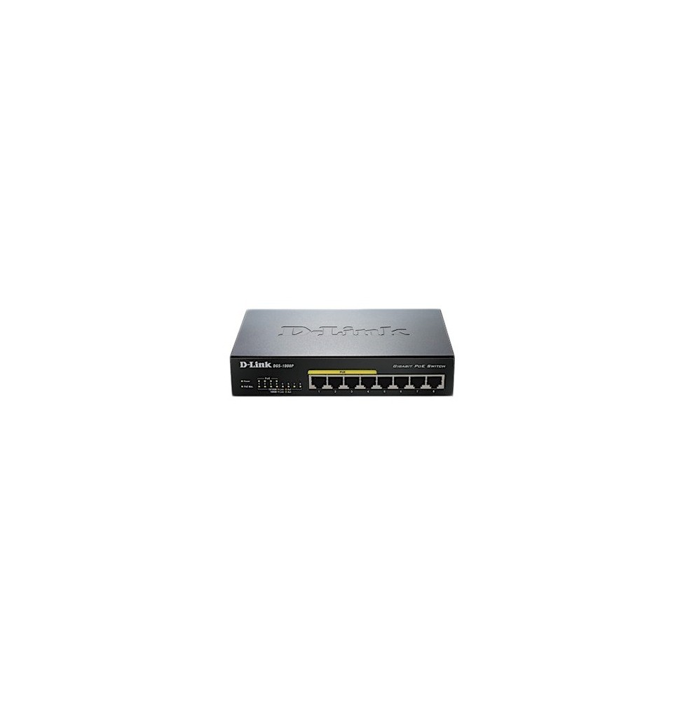 D-LINK DGS1008P Switch PoE Gigabit Ethernet No-Administrable