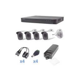 EPCOM KEVTX8T4BW KIT TurboHD 1080p / DVR 4 Canales / 4 Camar