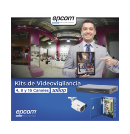 EPCOM KEVTX8T16BW KIT TurboHD 1080p / DVR 16 Canales / 16 Ca