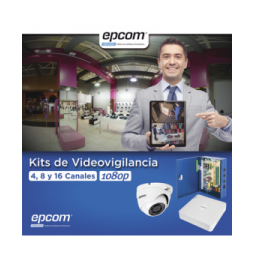 EPCOM KESTXLT16EW KIT TurboHD 1080p Lite / DVR 16 Canales /