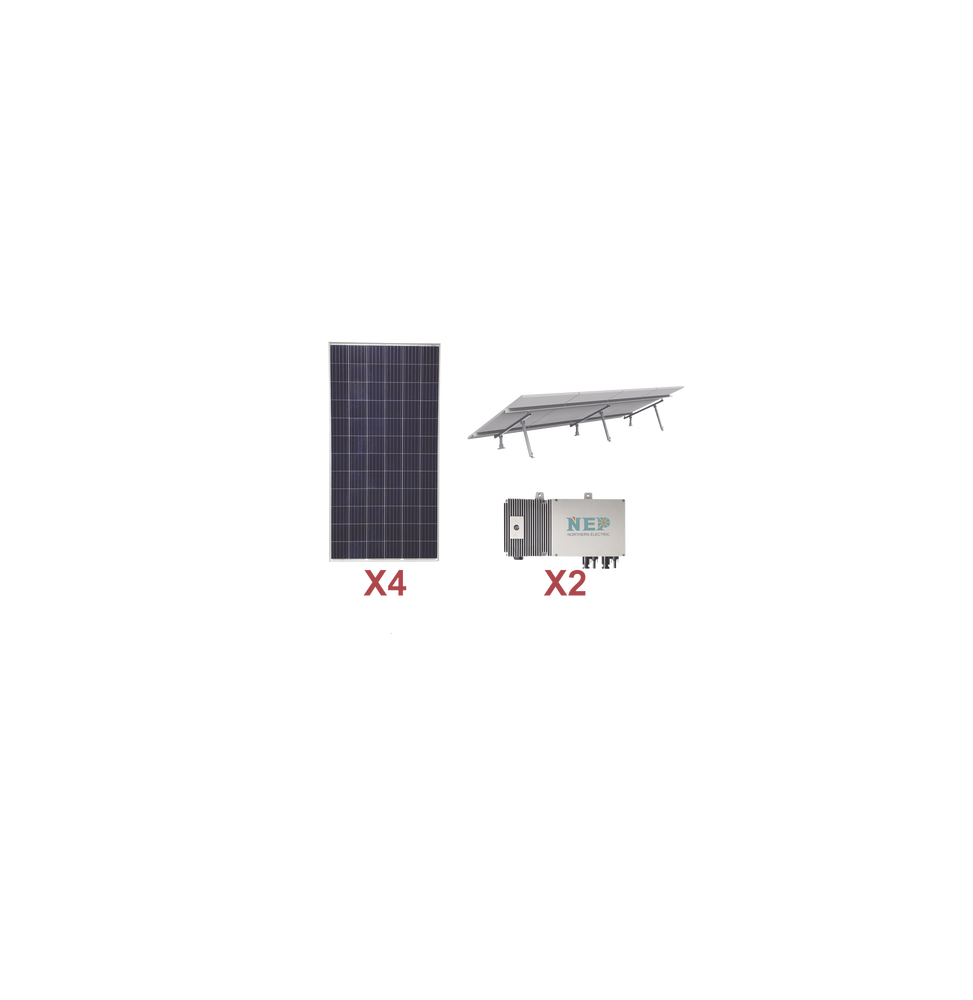 EPCOM KIT2BDM600LV127 Kit Solar para Interconexion de 1.1 kW