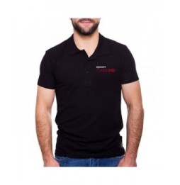 EPCOM PLATHDBL Playera Tipo Polo Color Negro epcom TURBOHD