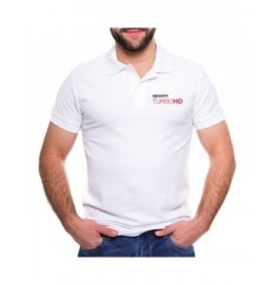 EPCOM PLATHDWS Playera Tipo Polo Color Blanco epcom TURBOHD