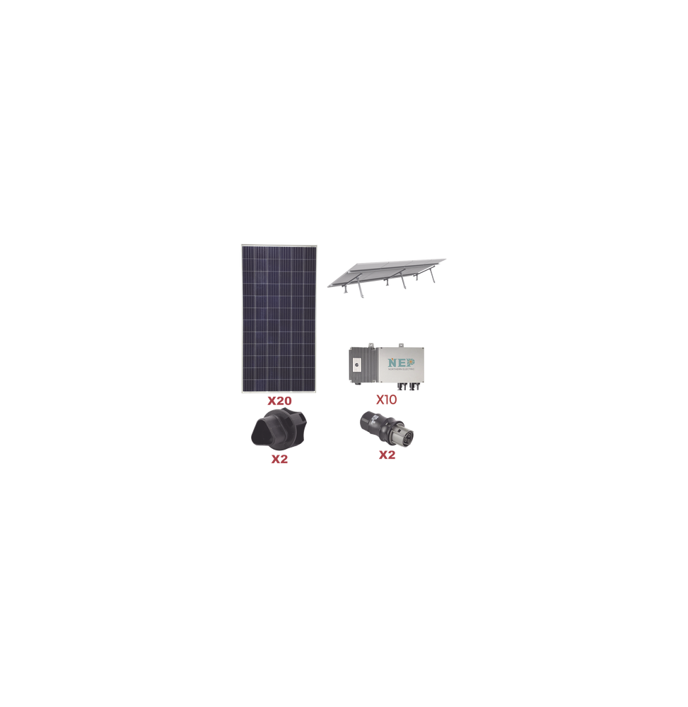 EPCOM KIT10BDM600LV127 Kit Solar para interconexion de 5.5 k