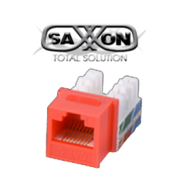 TCE442024 M265-6 RED SAXXON M2656R - Modulo jack keystone RJ