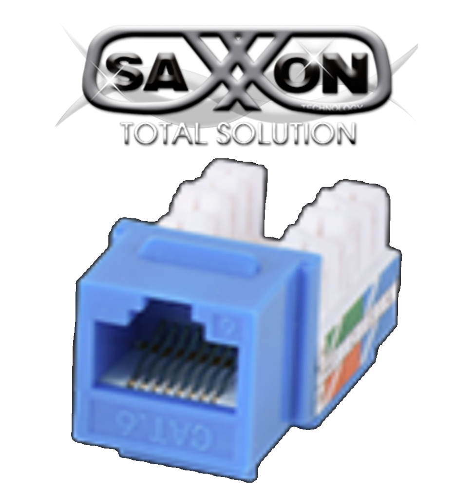 TCE442025 M265-6 BLUE SAXXON M2656B - Modulo jack keystone R