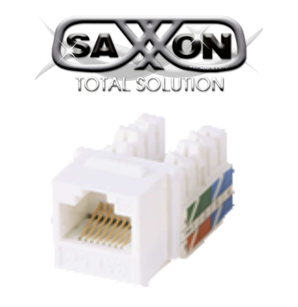 TCE442026 M265-6 WHITE SAXXON M2656W - Modulo jack keystone