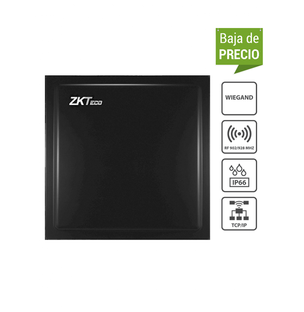 ZTA151008 U1000F ZKTECO U1000F - Lectora de Largo Alcance UH