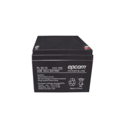 EPCOM POWERLINE PL2512 Bateria con Tecnologia AGM/VRLA 25 Ah