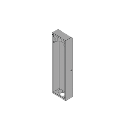 FAAC 63000284 CARCASA RAL 9006 PARA BARRERA SERIE 615 (GRIS)