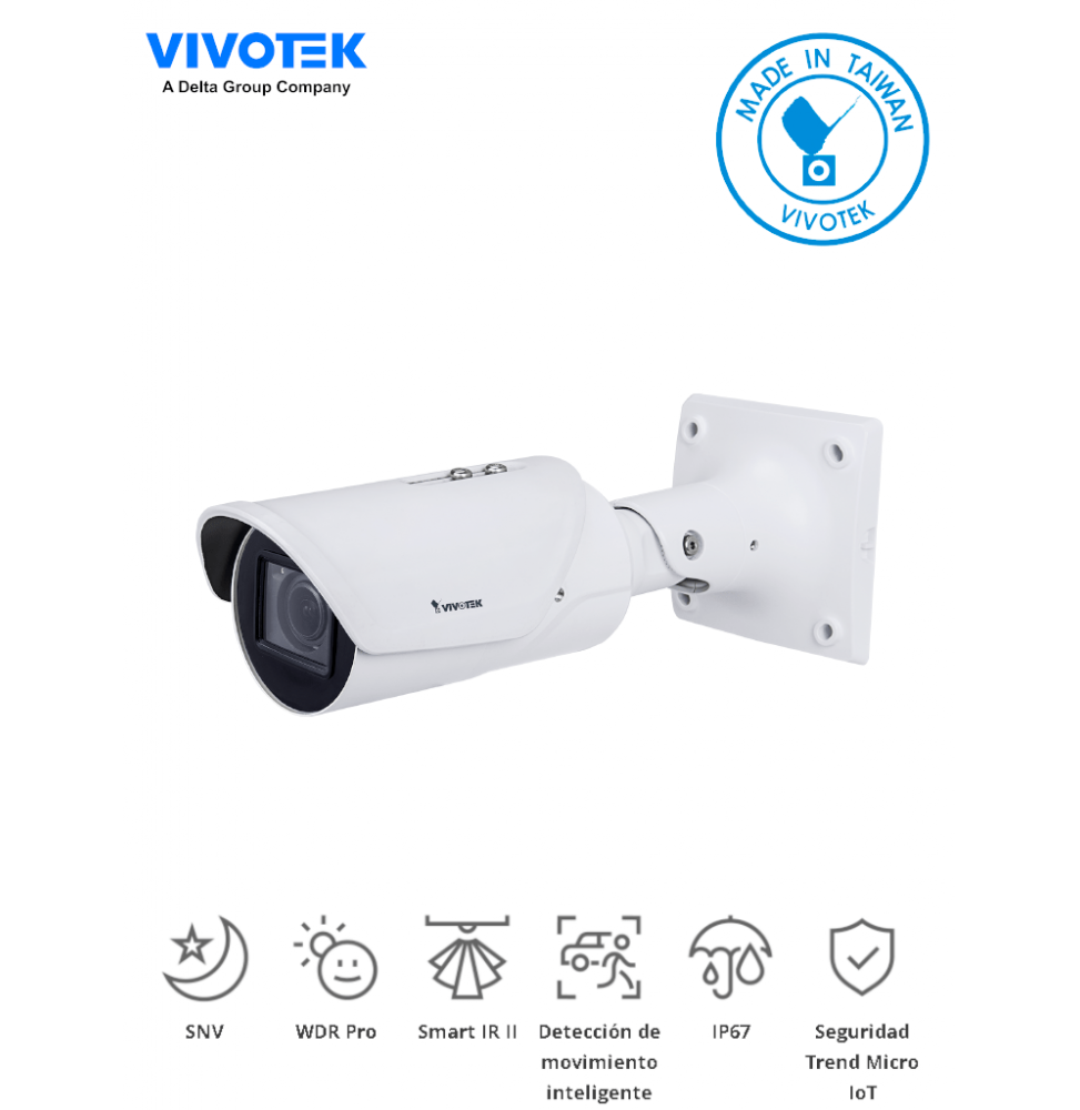 VIV6390001 IB9387-HT-A VIVOTEK IB9387-HT-A - Camara IP bulle