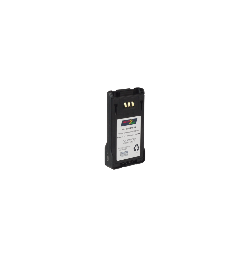 GOOD 2 GO G2GKNB48 Bateria Li-Ion 2000 mAh para radios Kenwo