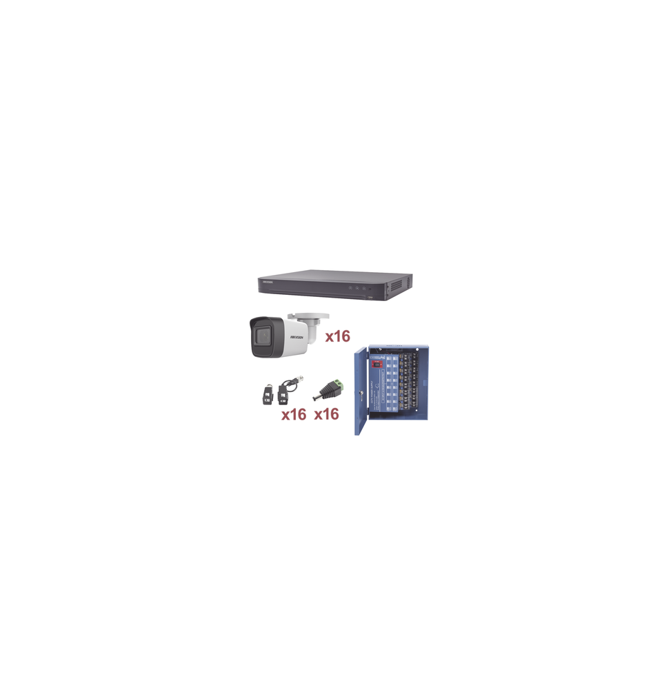 HIKVISION KH1080P16BW KIT TurboHD 1080p / DVR 16 Canales / 1