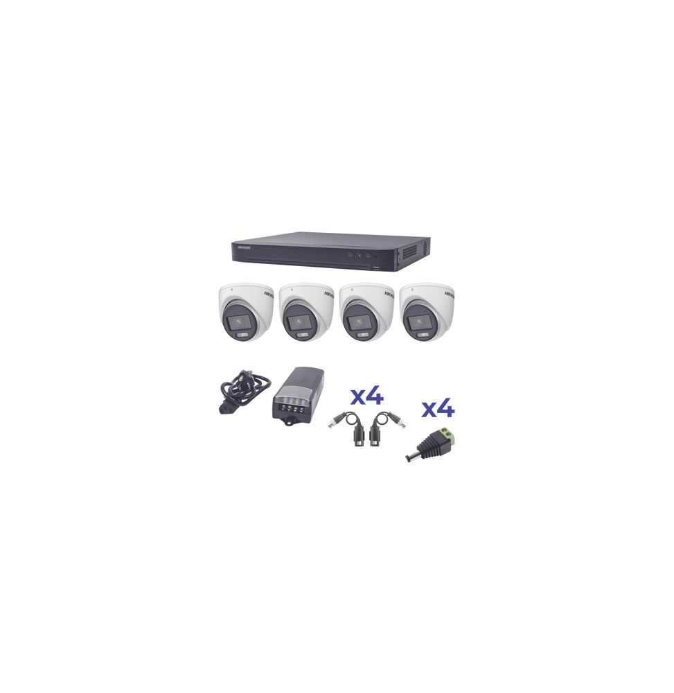 HIKVISION KH1080P4EC KIT COLORVU TURBOHD 1080p / DVR 4 Canal