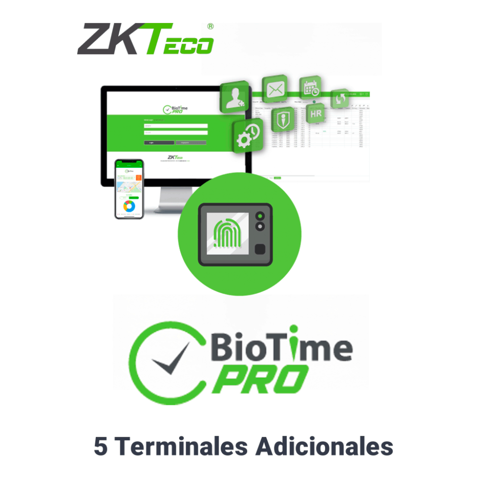 ZKT0820013 BioTimePro Additional Devices ZKTECO BIOTIMEPROAD