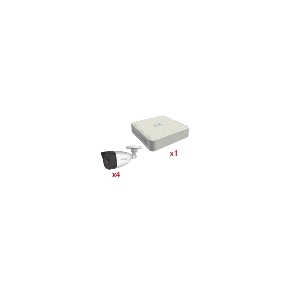 HiLook by HIKVISION KIP2MP4B KIT IP 1080p / NVR de 4 Canales