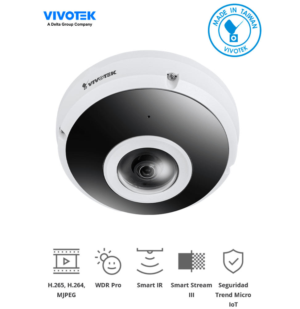 VIV0080003 FE9380-HV VIVOTEK FE9380HV - Camara IP Fisheye Ex