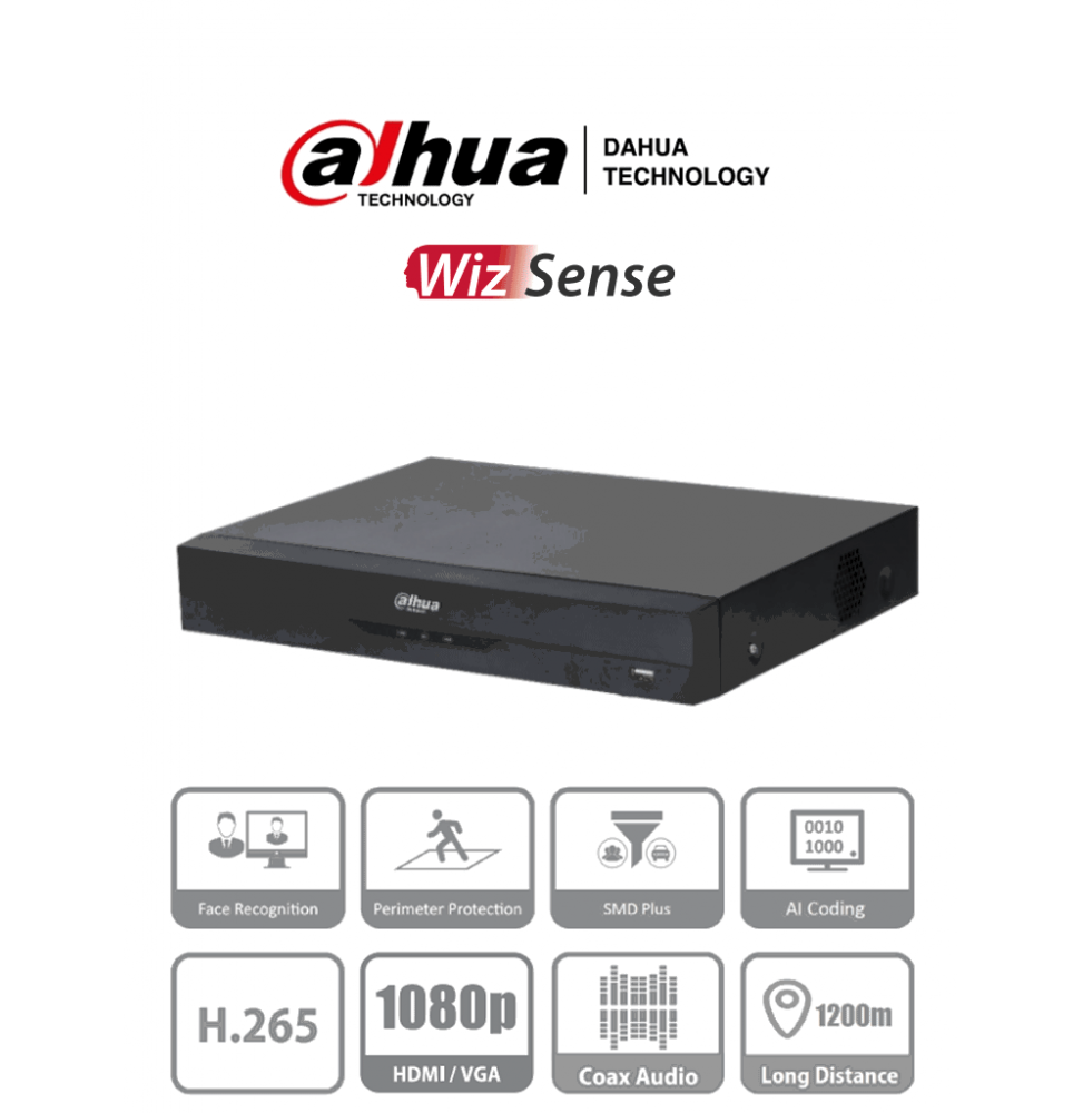 DHT0360005 DH-XVR5108HE-I2 DAHUA XVR5108HE-I2 (I3) - DVR de