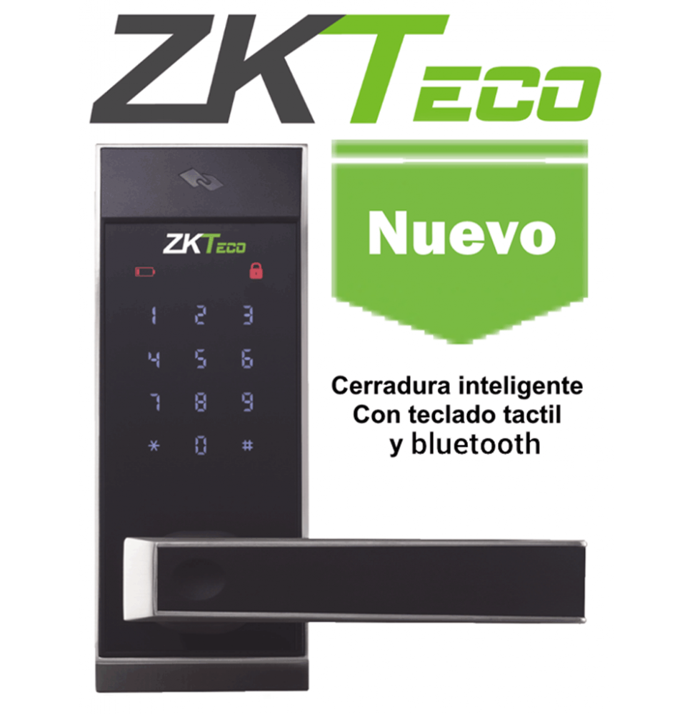 ZKT2450007 AL10DB ZKTECO AL10DB - Cerradura inteligente con