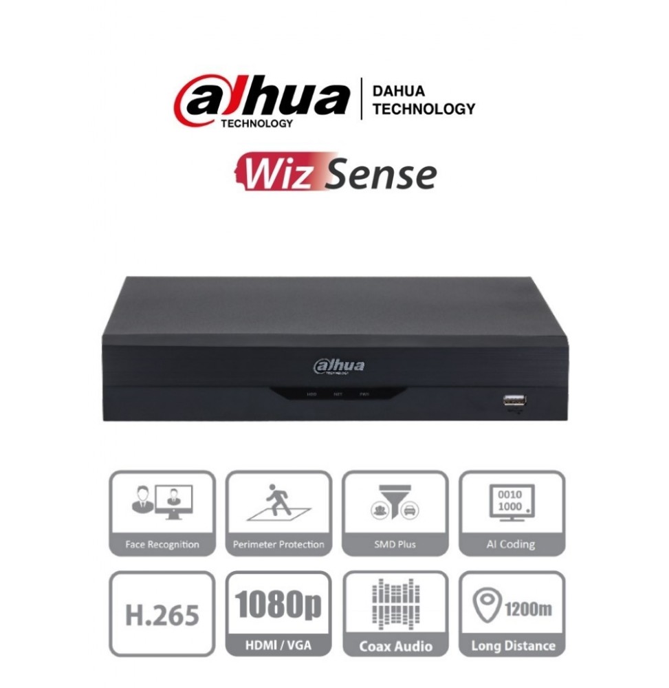 DHT0360006 DH-XVR5108HS-I2 DAHUA XVR5108HS-I2 (I3) - DVR de