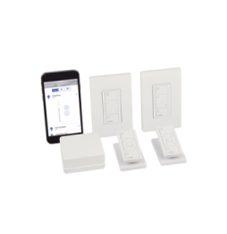 LUTRON ELECTRONICS PBDGPKG2W Control de iluminacion Kit hub