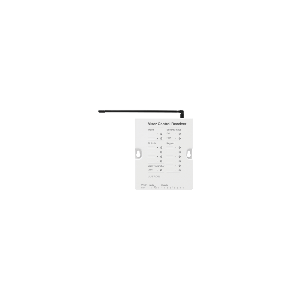 LUTRON ELECTRONICS RRDVCRXWH Receptor de control para puerta