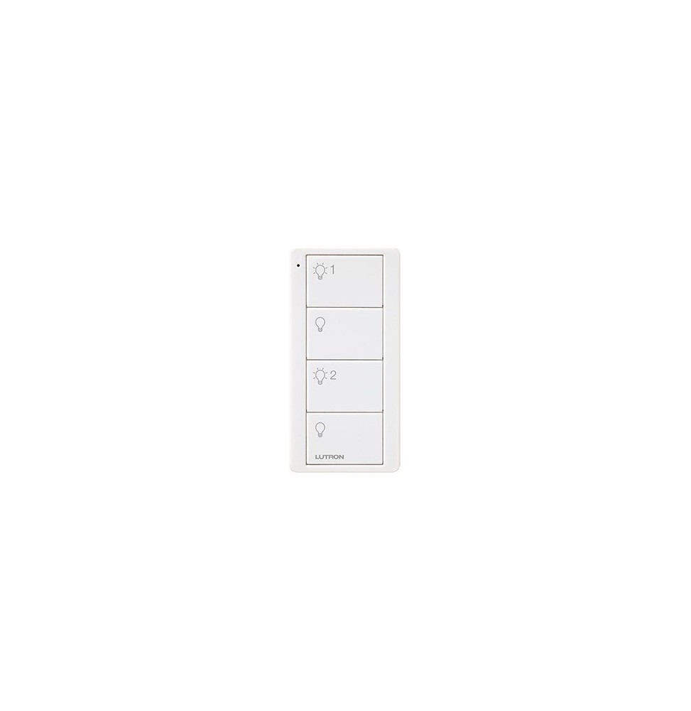 LUTRON ELECTRONICS PJ24BWHL21P Control remoto PICO 4 botones