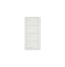 LUTRON ELECTRONICS PJ24BGWHL21 Control PICO 4 botones 2 grup