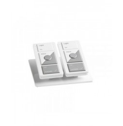 LUTRON ELECTRONICS LPED2WH Base de mesa para dos controles r