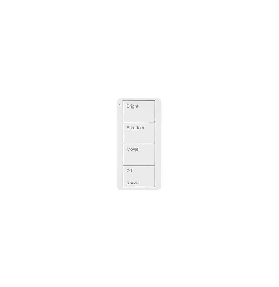 LUTRON ELECTRONICS PJ24BGWHP01 Control inalambrico PICO 4 bo