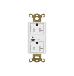 LUTRON ELECTRONICS CAR2S20DTRWH Receptaculo inalambrico Lutr