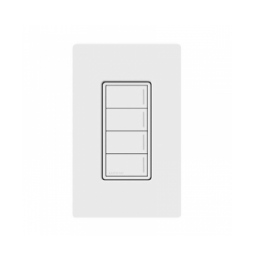 LUTRON ELECTRONICS RRSTW4BWH (RadioRa3) Botonera Sunnata Bla