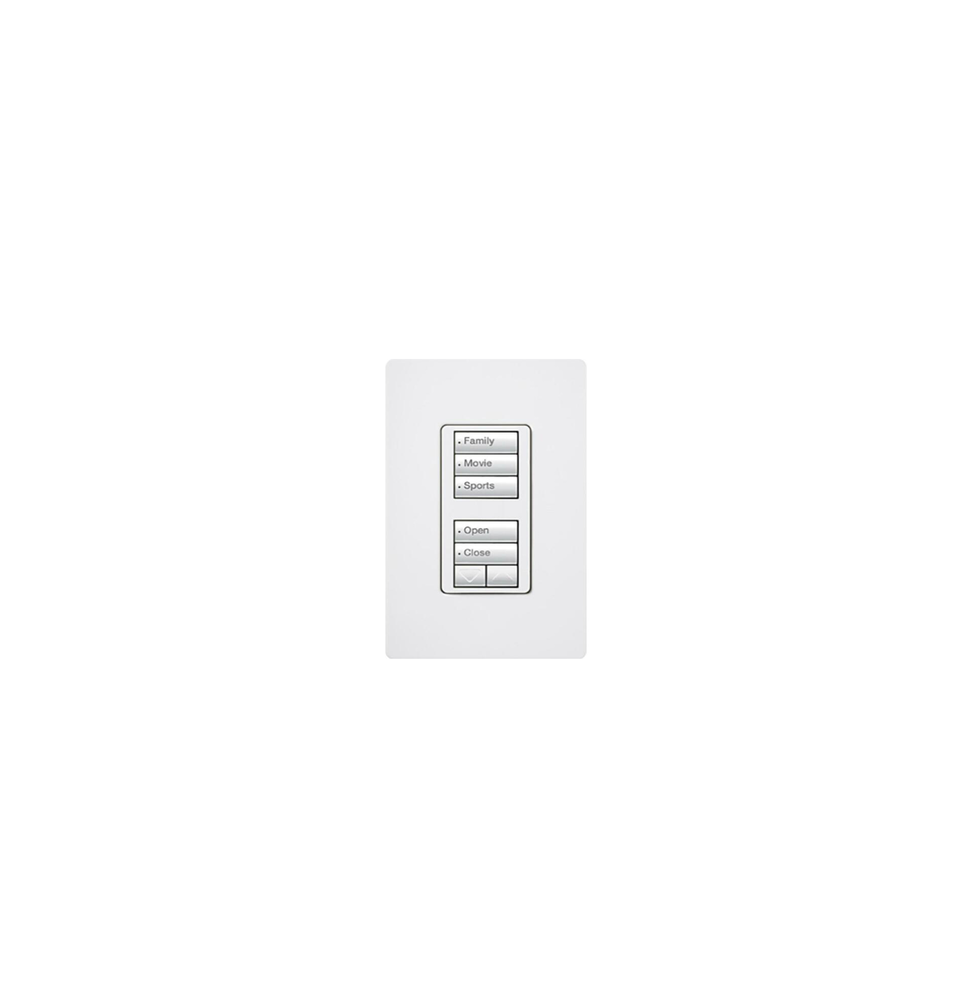 LUTRON ELECTRONICS RRDW1RLDWH Teclado seetouch 5 botones 2 b