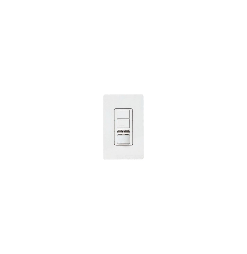 LUTRON ELECTRONICS MSB202WH (XCT) Apagador doble con sensor