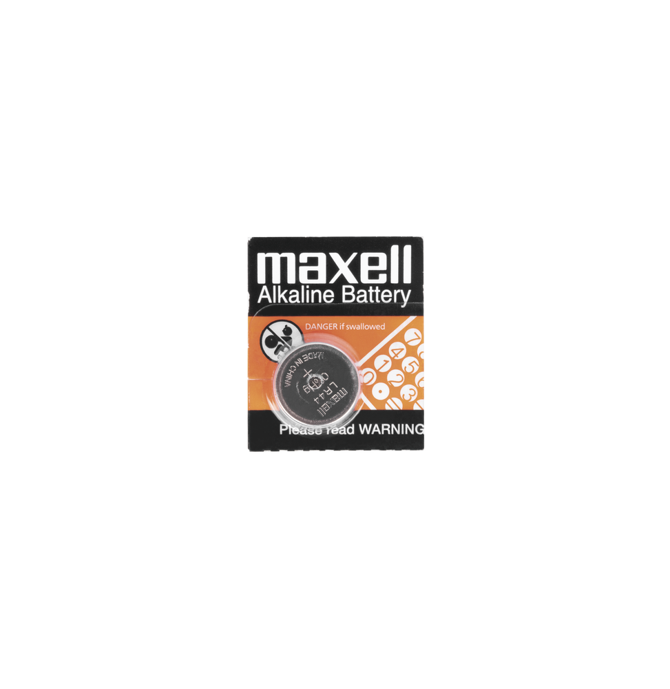 MAXELL LR44 Bateria Alcalina tipo boton de 1.5 V 110 mAh