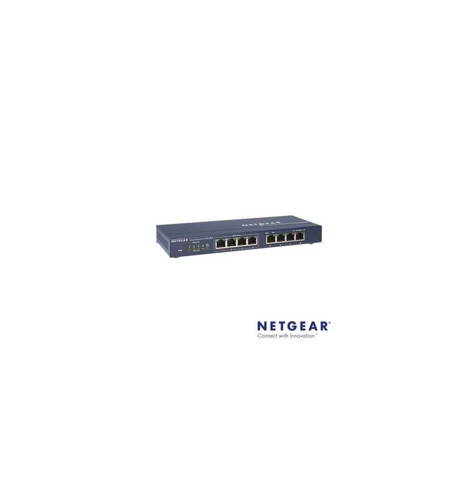 NETGEAR FS108P Switch de 8 puertos PoE (Power Over Ethernet)