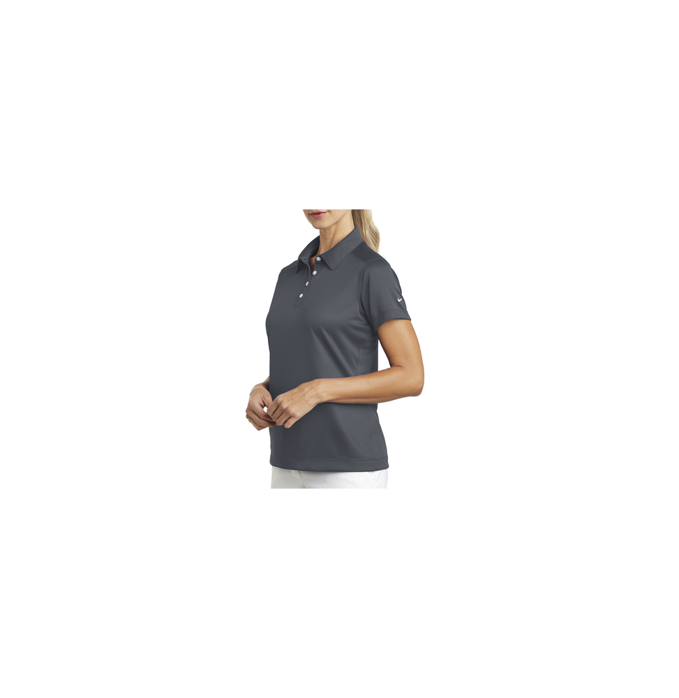 NIKE D354064LG Playera Polo Dri-FIT color Gris Obscuro para