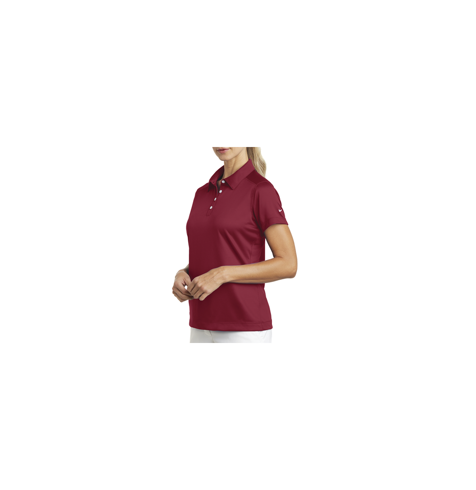 NIKE D354064MR Playera Polo Dri-FIT color Rojo Obscuro para