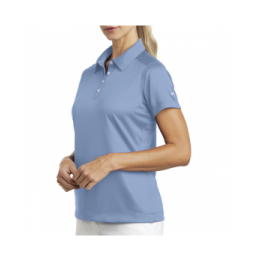 NIKE D354064MF Playera Polo Dri-FIT color Azul para Mujer