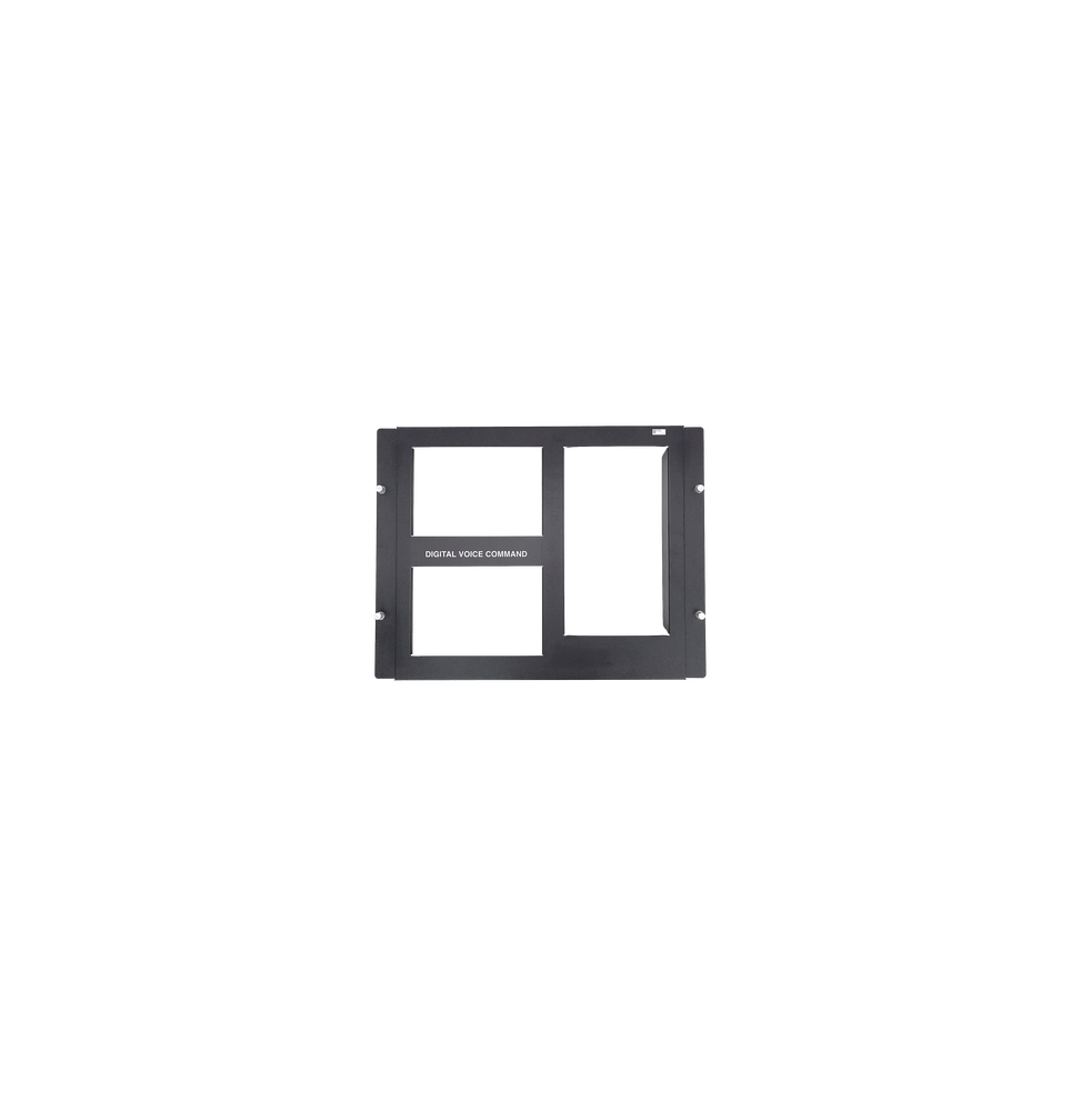 NOTIFIER DPA2B Placa de 2 Fila para DVC / Color Negro