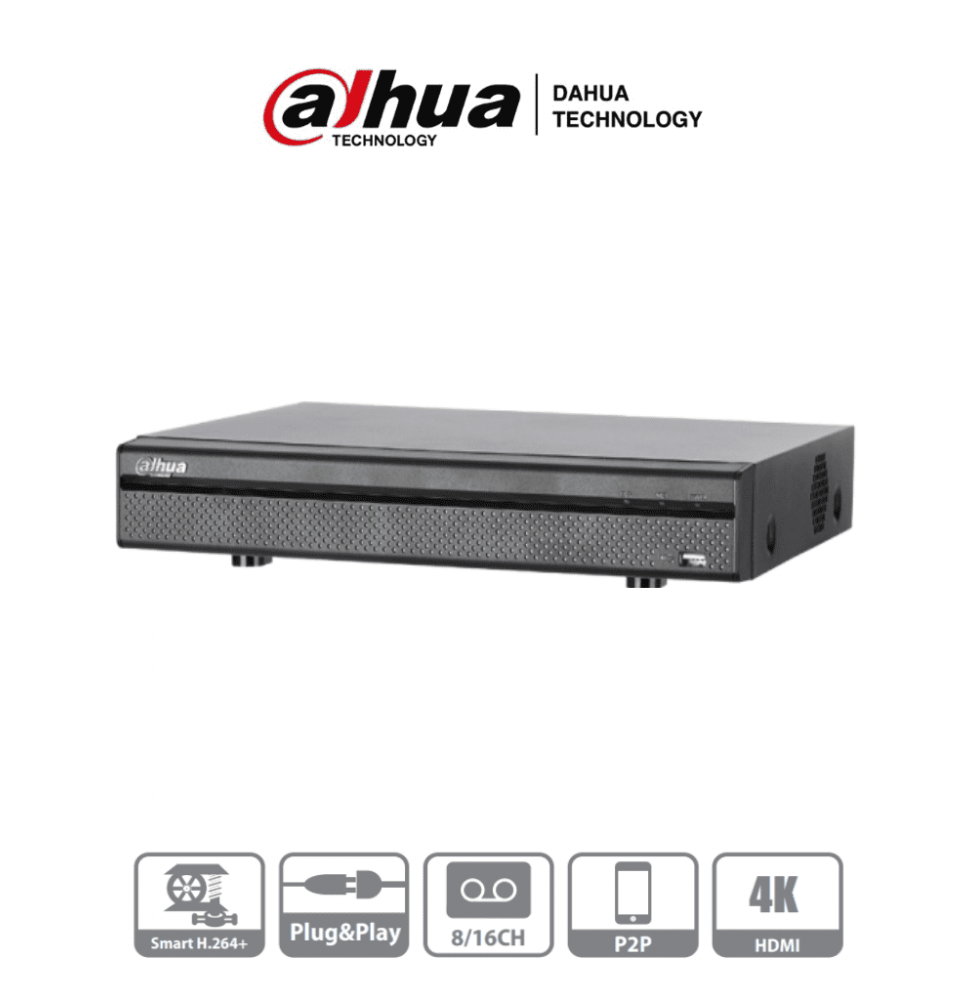 DHT0370025 DHI-XVR5116H-4KL DAHUA DHI-XVR5116H-4KL - DVR de