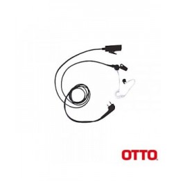 OTTO V110355 Microfono-Audifono Profesional de 2 Cables para