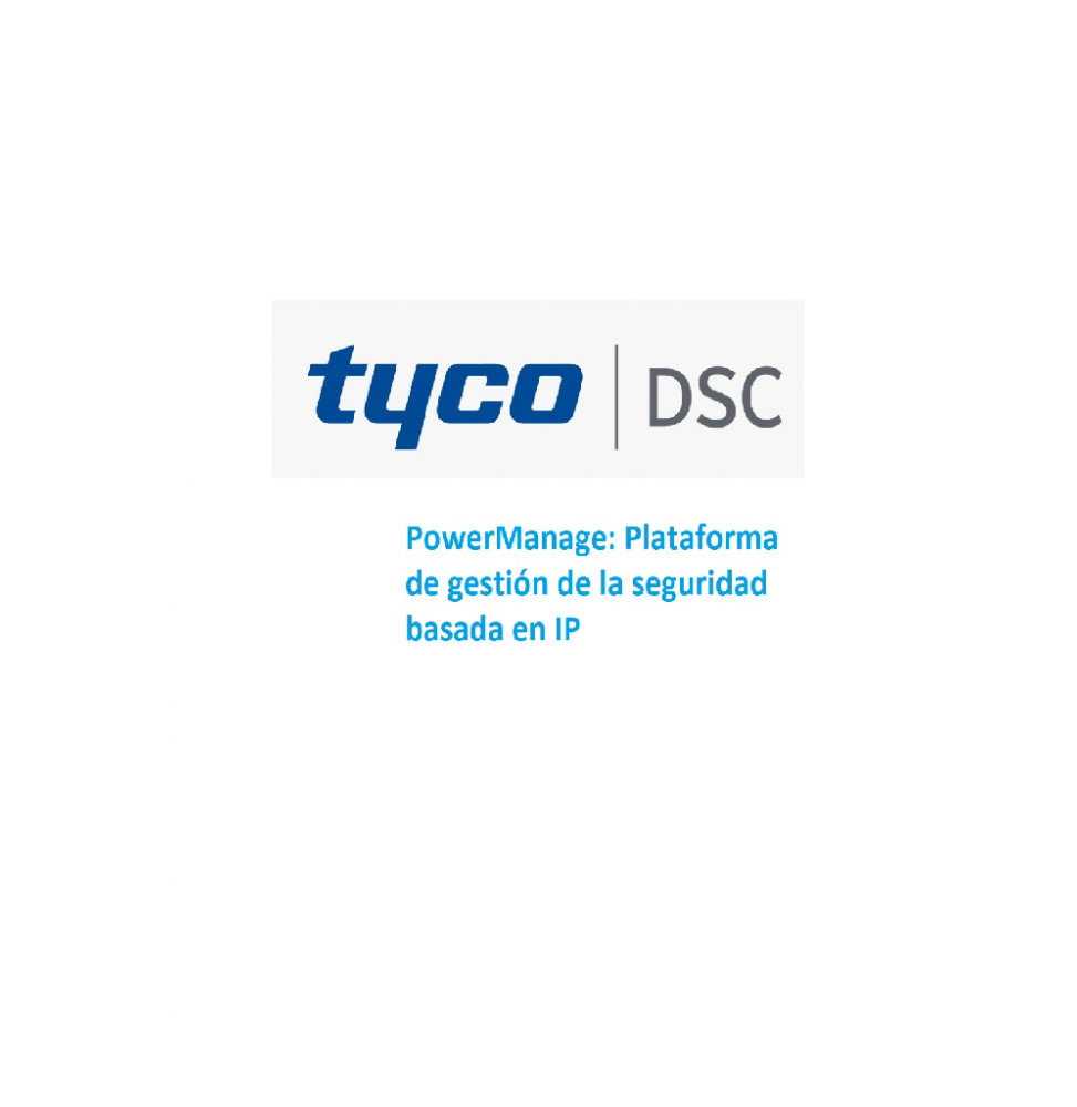 DSC2550012 D703779 DSC Power Manage 5000 cuentas - Plataform