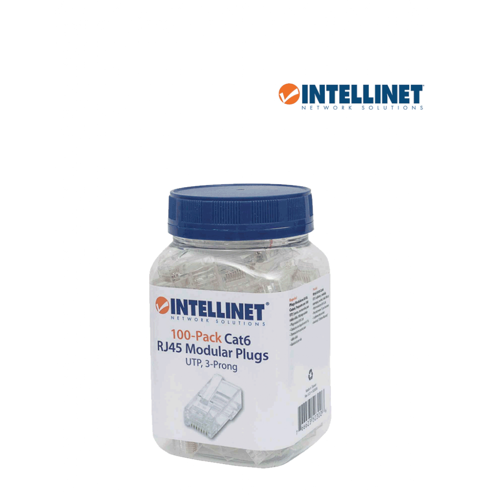 ITL1610010 503006 INTELLINET 503006 - Plug RJ45 CAT6 solido