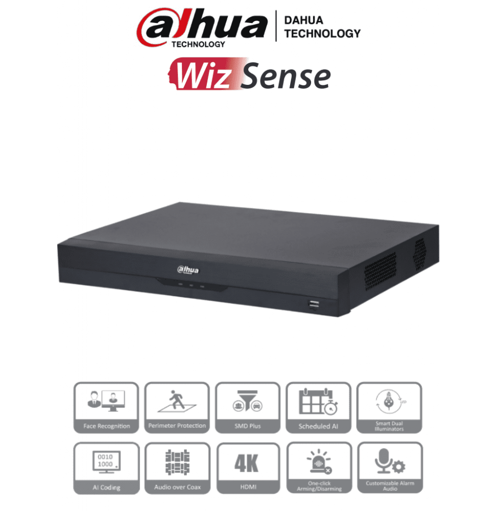 DHT0370038 DH-XVR5232AN-I3 DAHUA XVR5232AN-I3 - DVR de 32 Ca