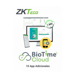 ZKT0820070 LIC000069BTC-ADP101 ZKTECO BIOTIMECLOUDADDAPP10 -