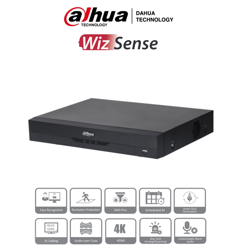 DHT0370033 DH-XVR5116H-4KL-I3 DAHUA XVR5116H-4KL-I3 - DVR de