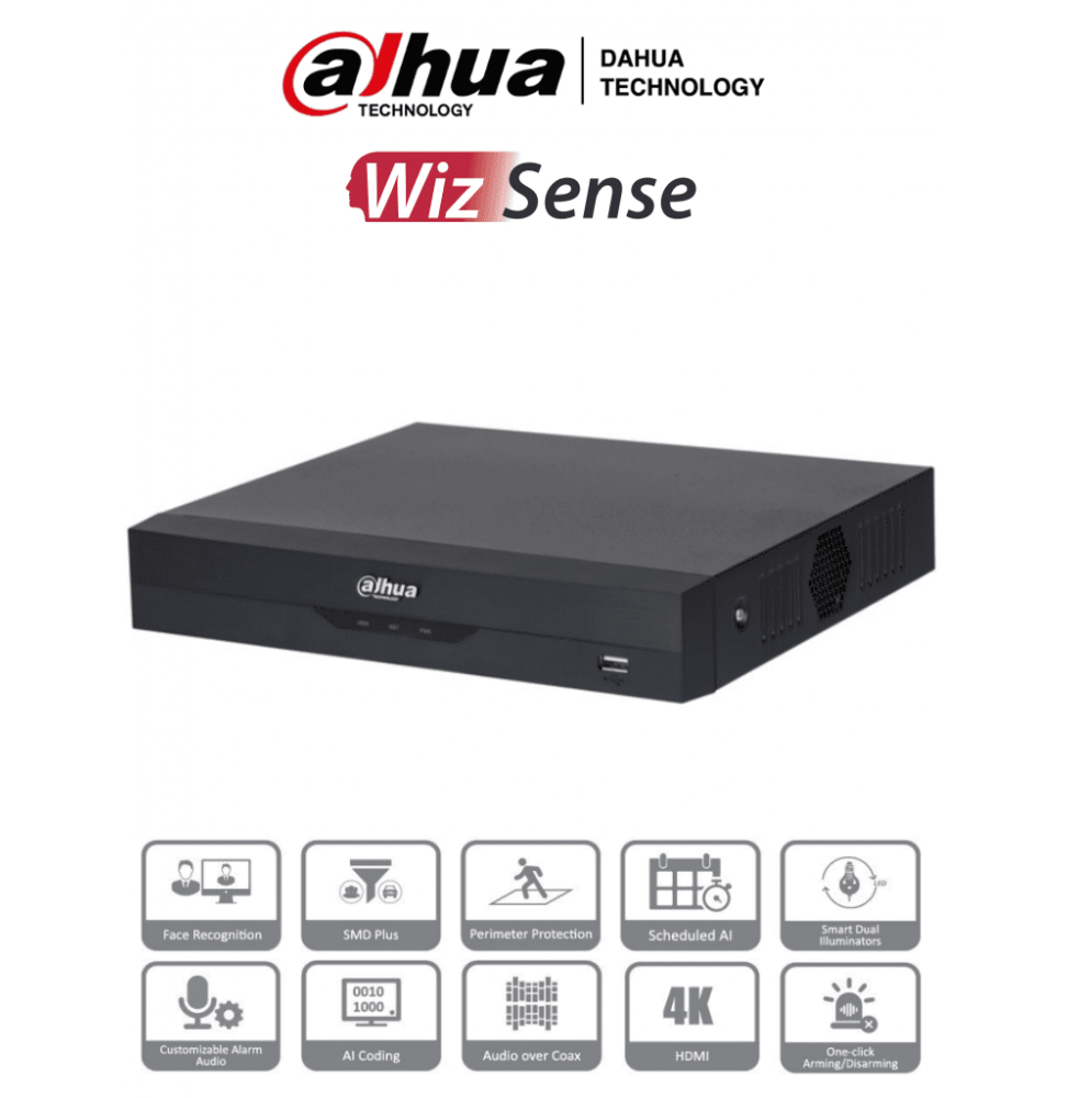 DHT0360015 DH-XVR5104HS-4KL-I3 DAHUA XVR5104HS-4KL-I3 - DVR