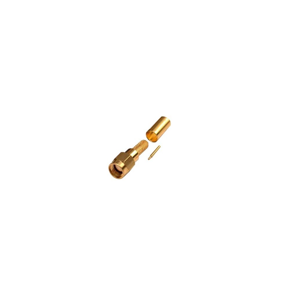 RF INDUSTRIES LTD RSA30001C Conector SMA Macho de Anillo Ple