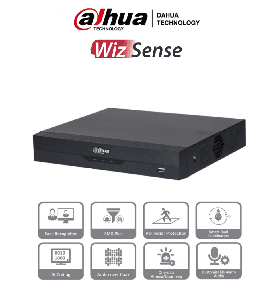 DHT0360016 DH-XVR5108HS-I3 DAHUA XVR5108HS-I3 - DVR de 8 Can